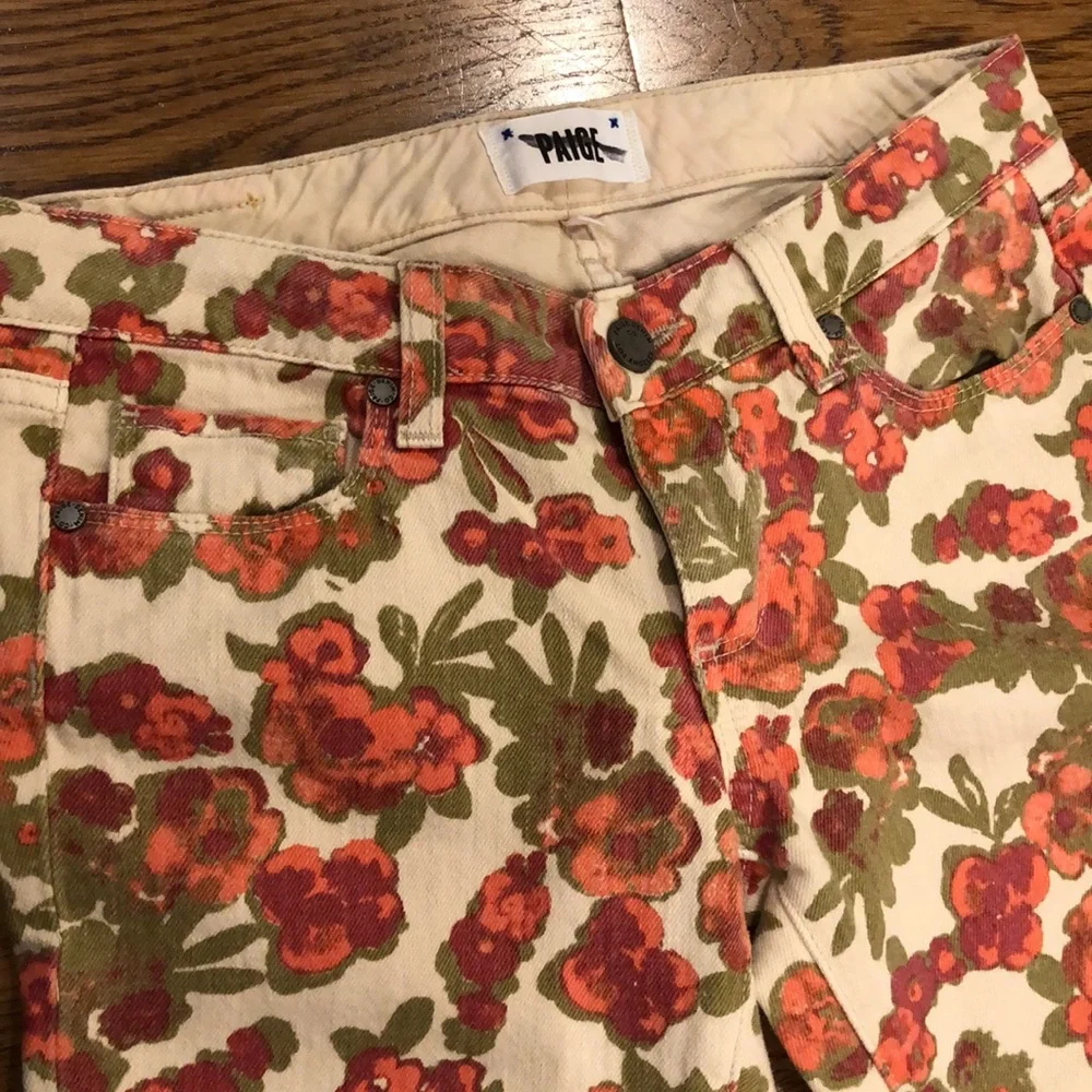 Paige Floral Skyline Ankle Peg. 25 - Picture 6 of 16